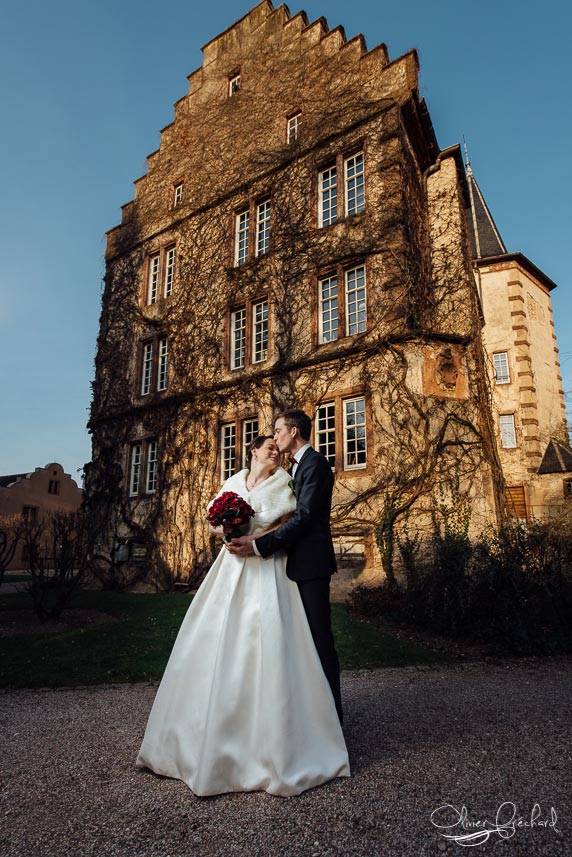 Photos de mariage au château de Kientzheim en Alsace