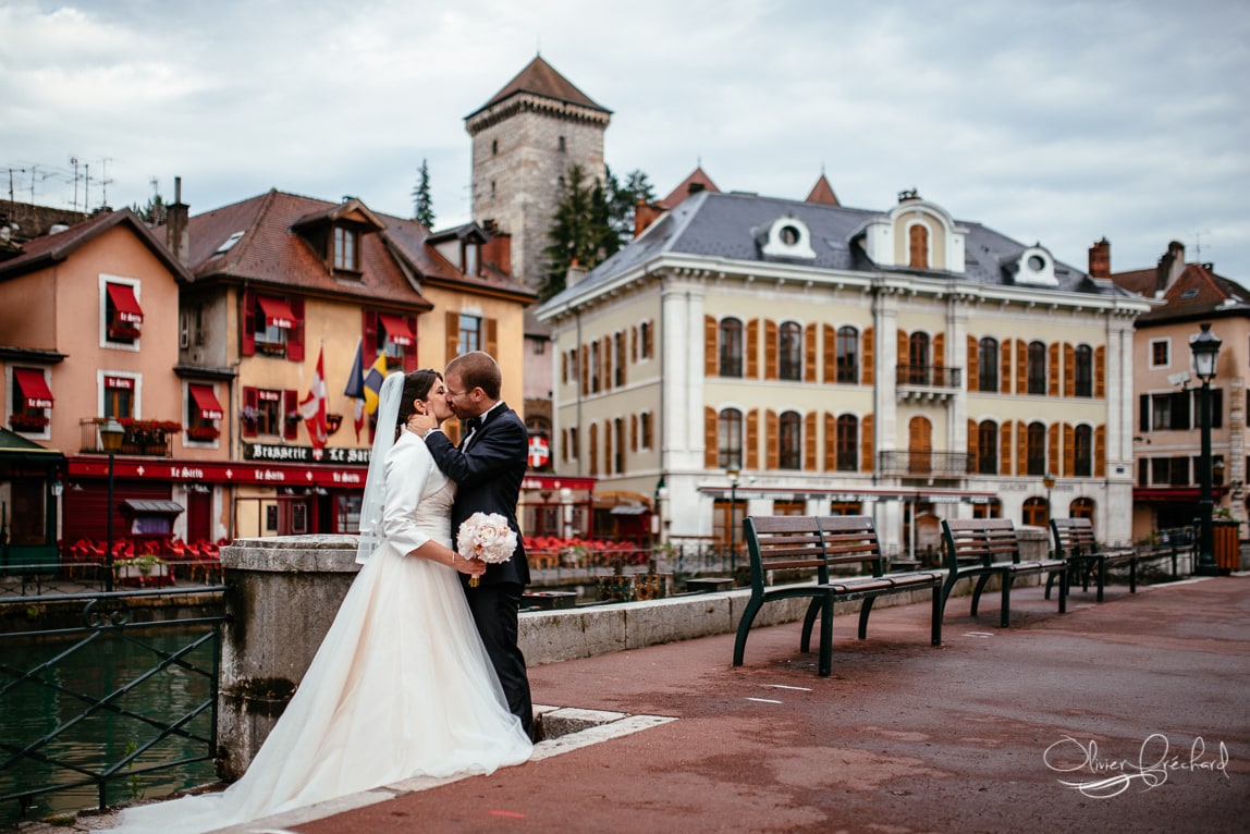 photos de mariage à Annecy ville et lac