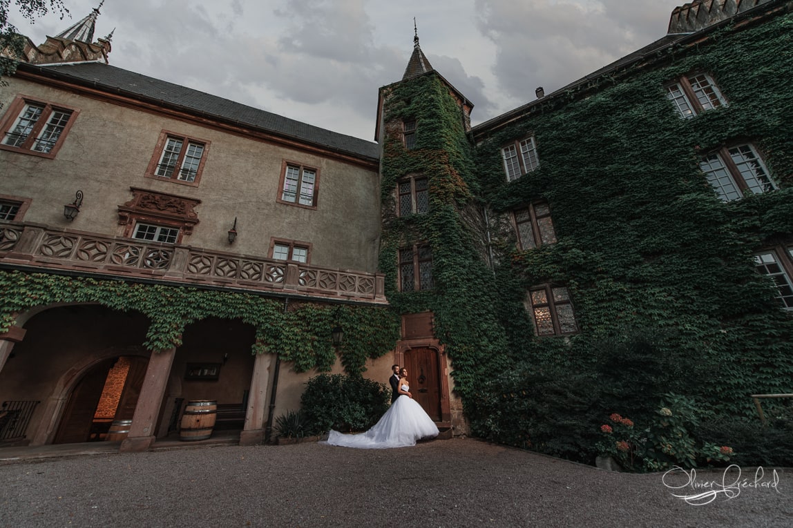 photos de mariage au château de kientzheim confrérie saint Etienne