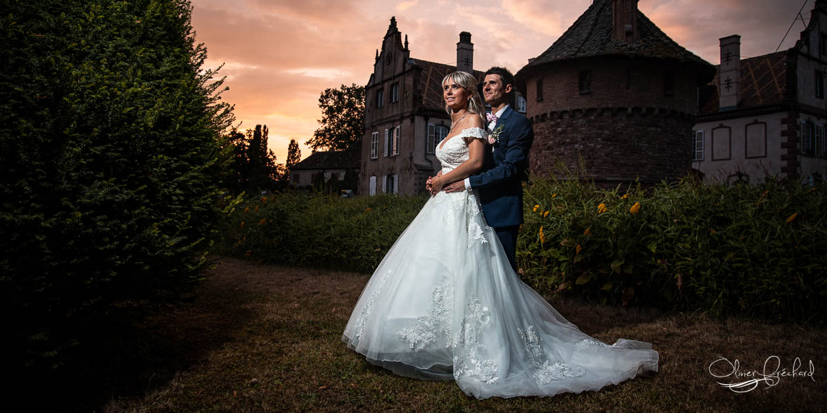 photos de mariage au château d'osthoffen