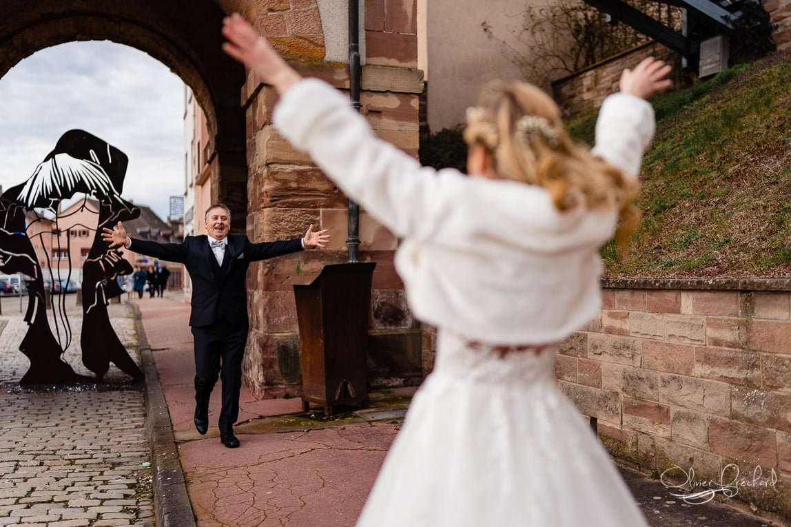 Photos de mariage en hiver en Alsace par Olivier Fréchard