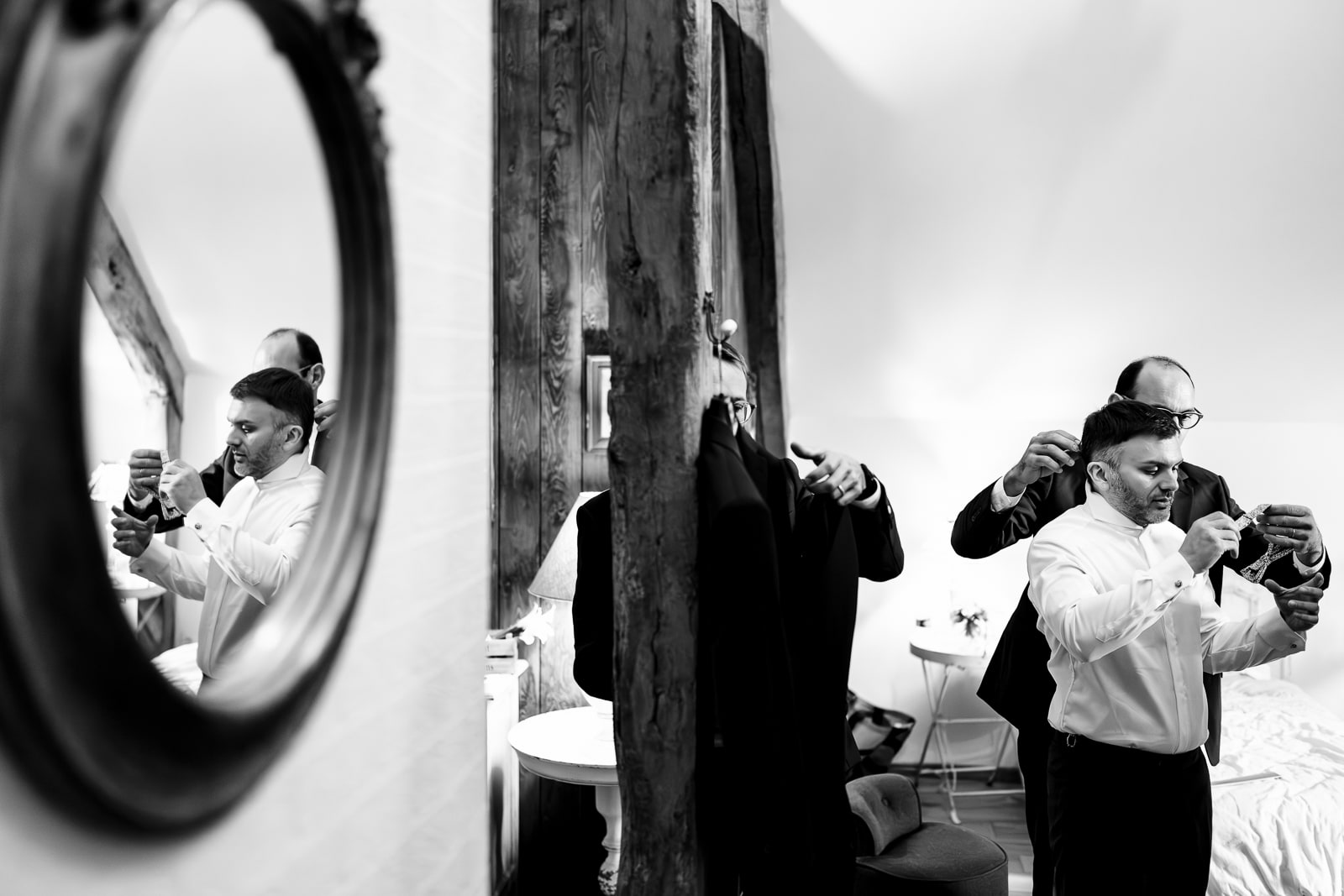 Photo de mariage au Manoir de Chivré