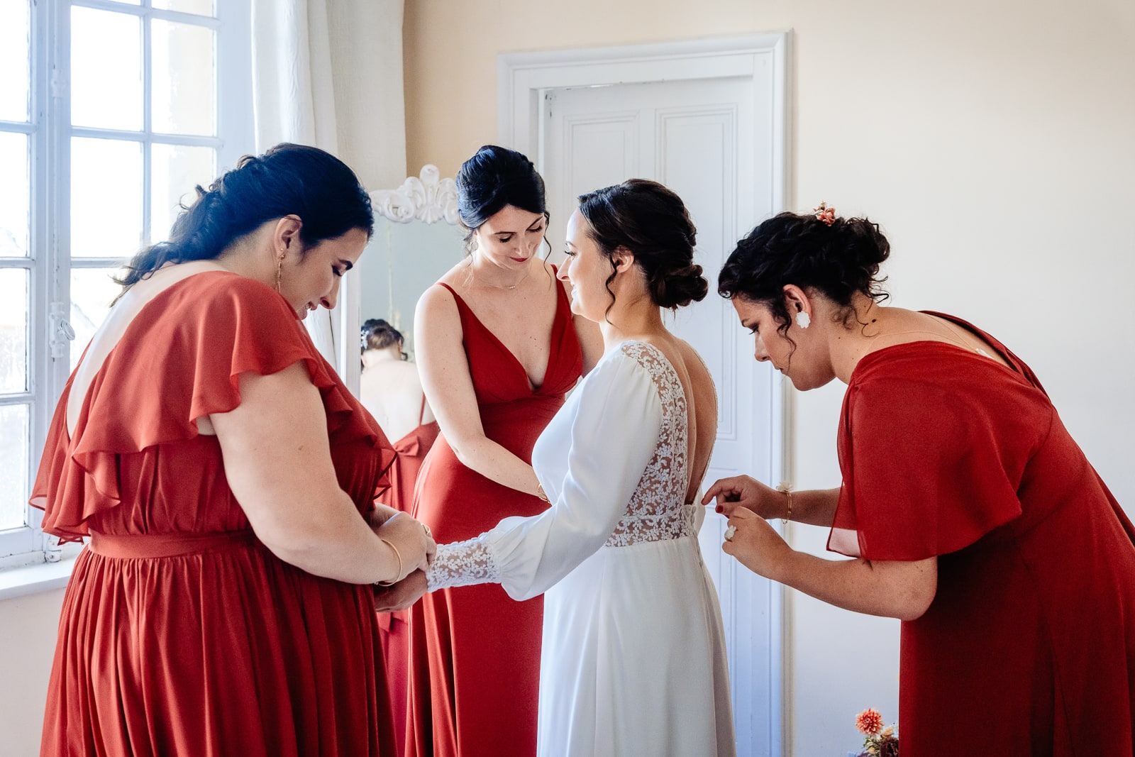 Photo de mariage au Manoir de Chivré