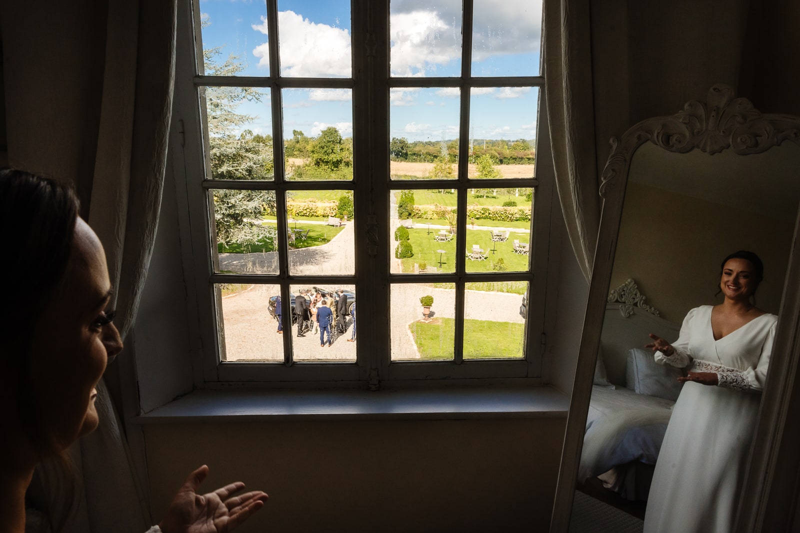 Photo de mariage au Manoir de Chivré