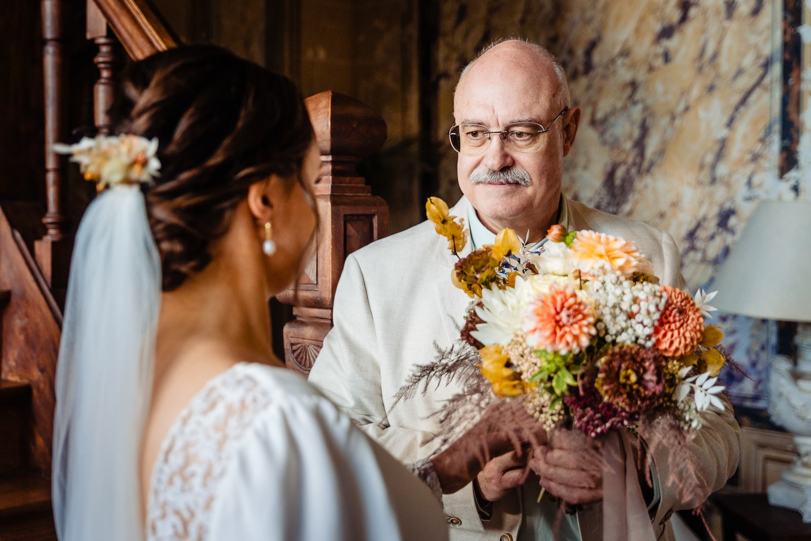 Photo de mariage au Manoir de Chivré