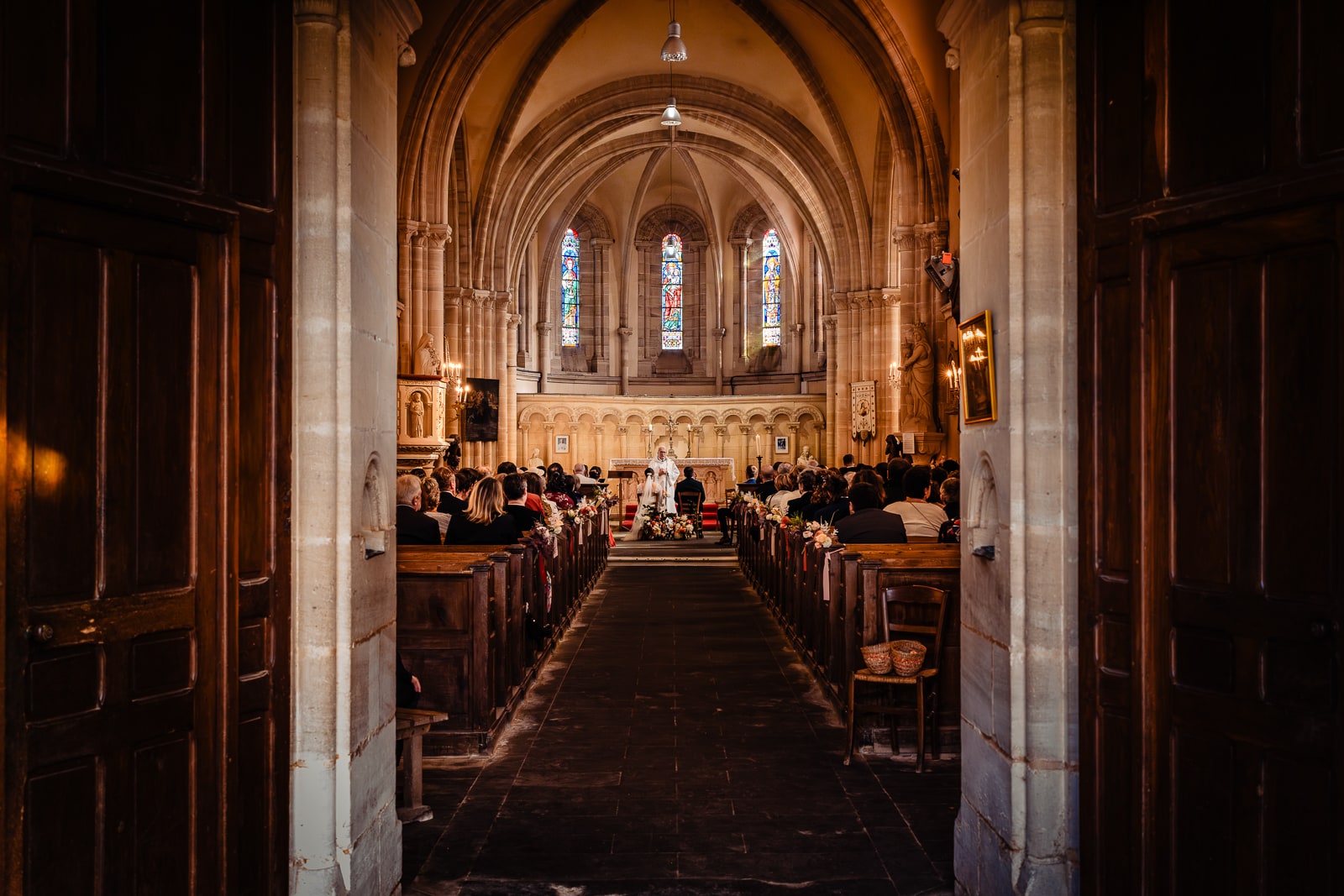 Photo de mariage au Manoir de Chivré