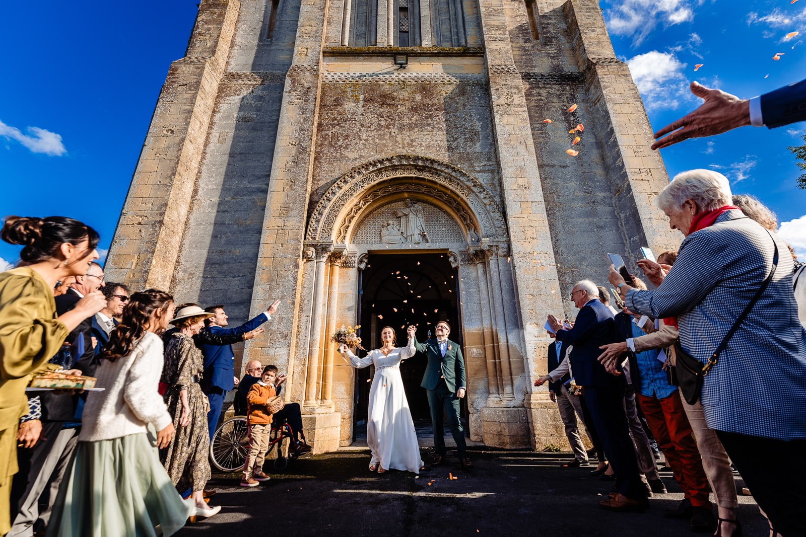 Photo de mariage au Manoir de Chivré