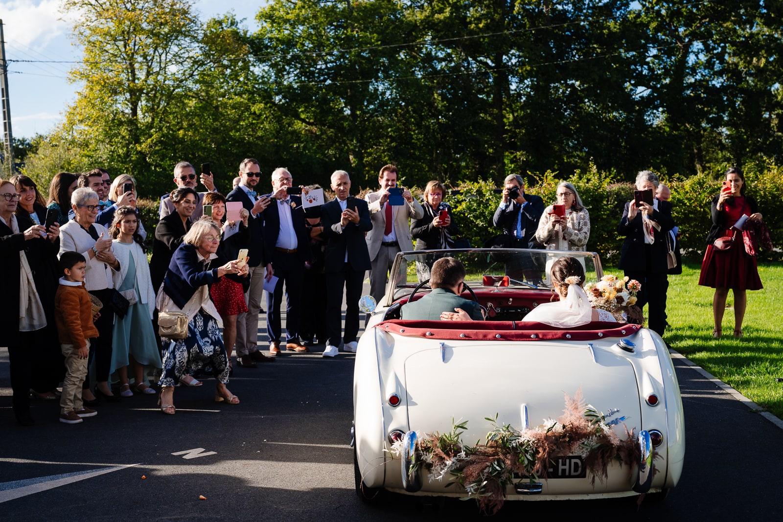Photo de mariage au Manoir de Chivré