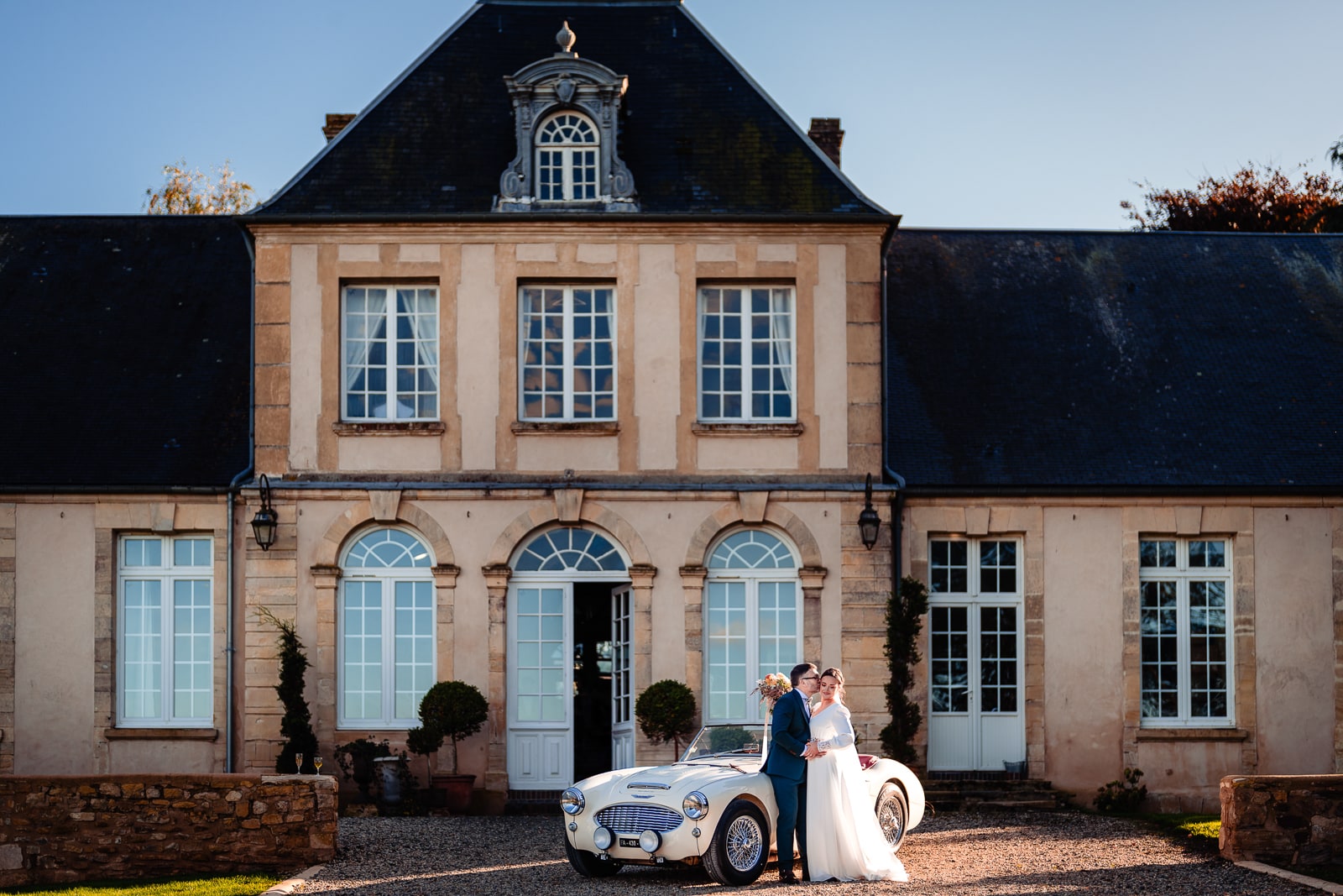 Photo de mariage au Manoir de Chivré