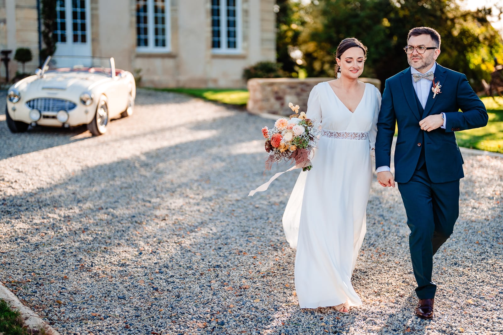 Photo de mariage au Manoir de Chivré