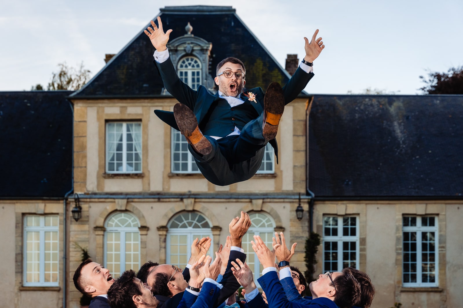 Photo de mariage au Manoir de Chivré
