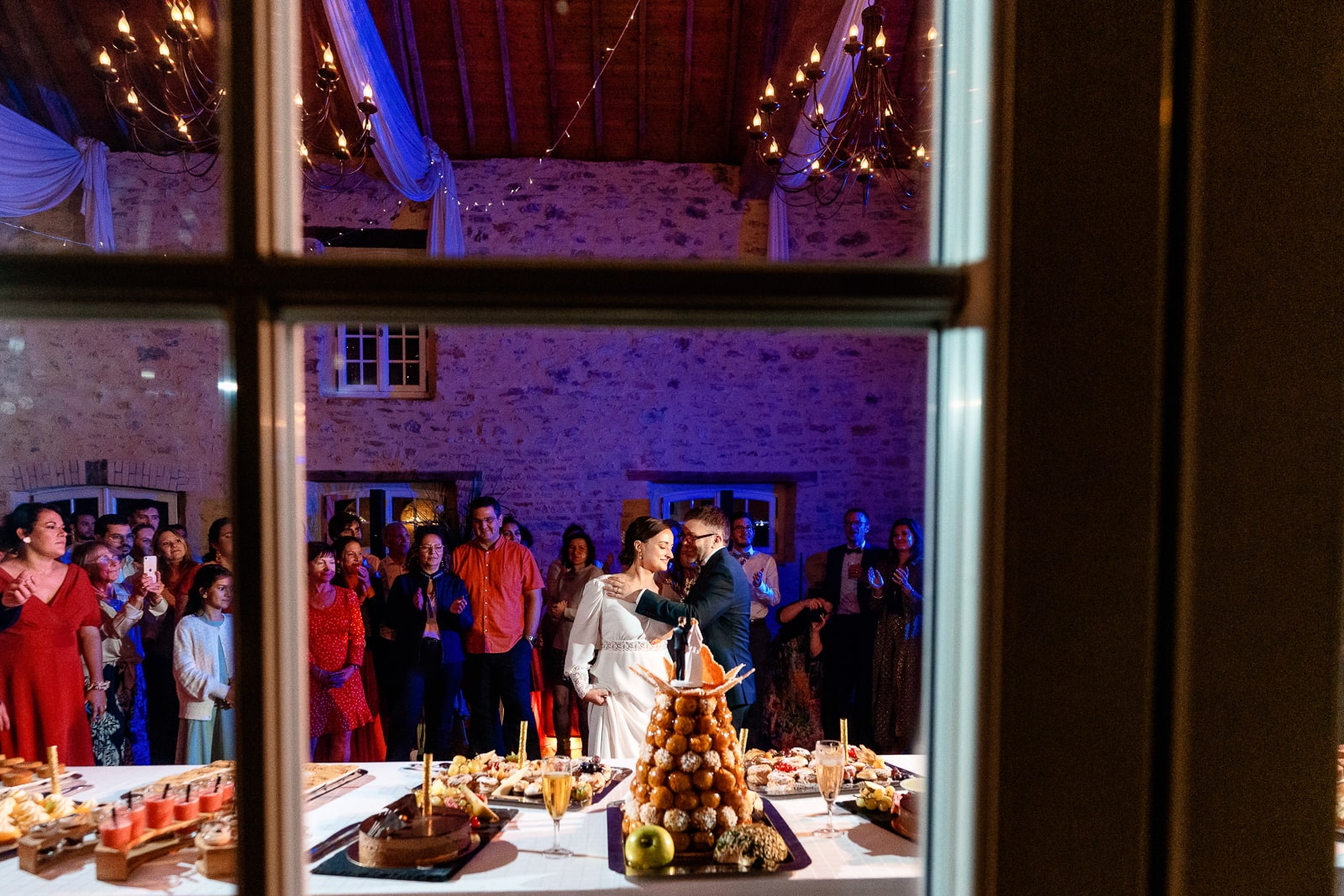 Photo de mariage au Manoir de Chivré