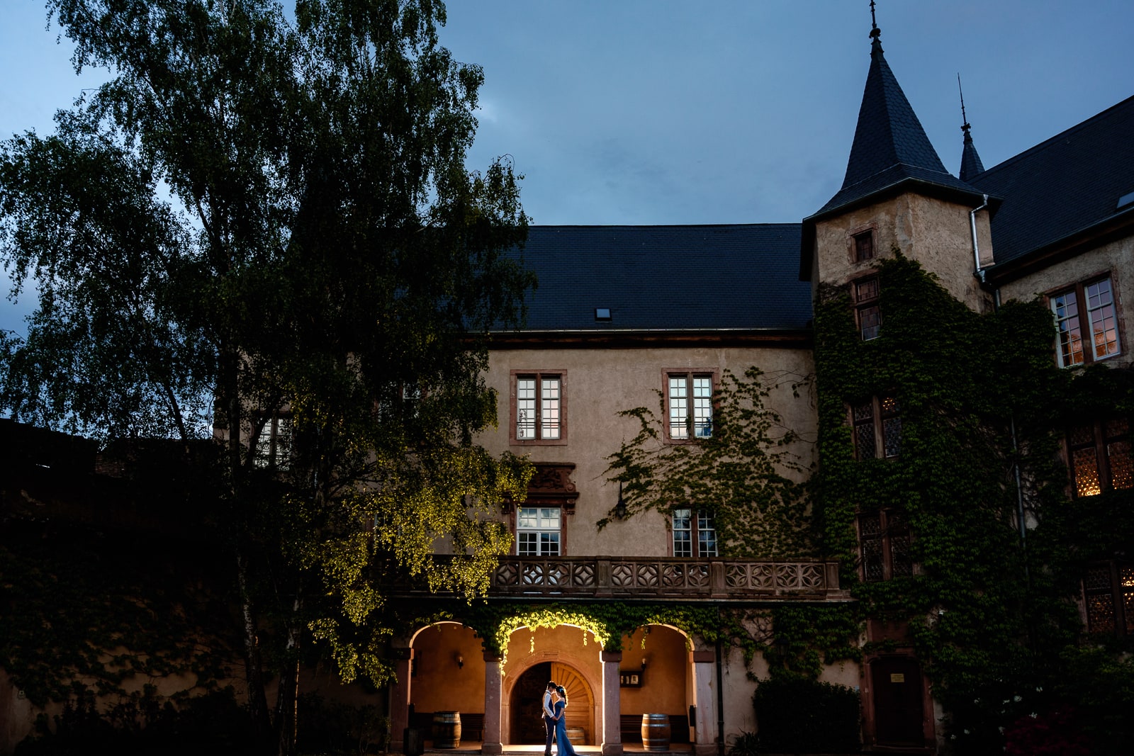 Photo de mariage à la confrérie St Etienne à Kientzheim en Alsace