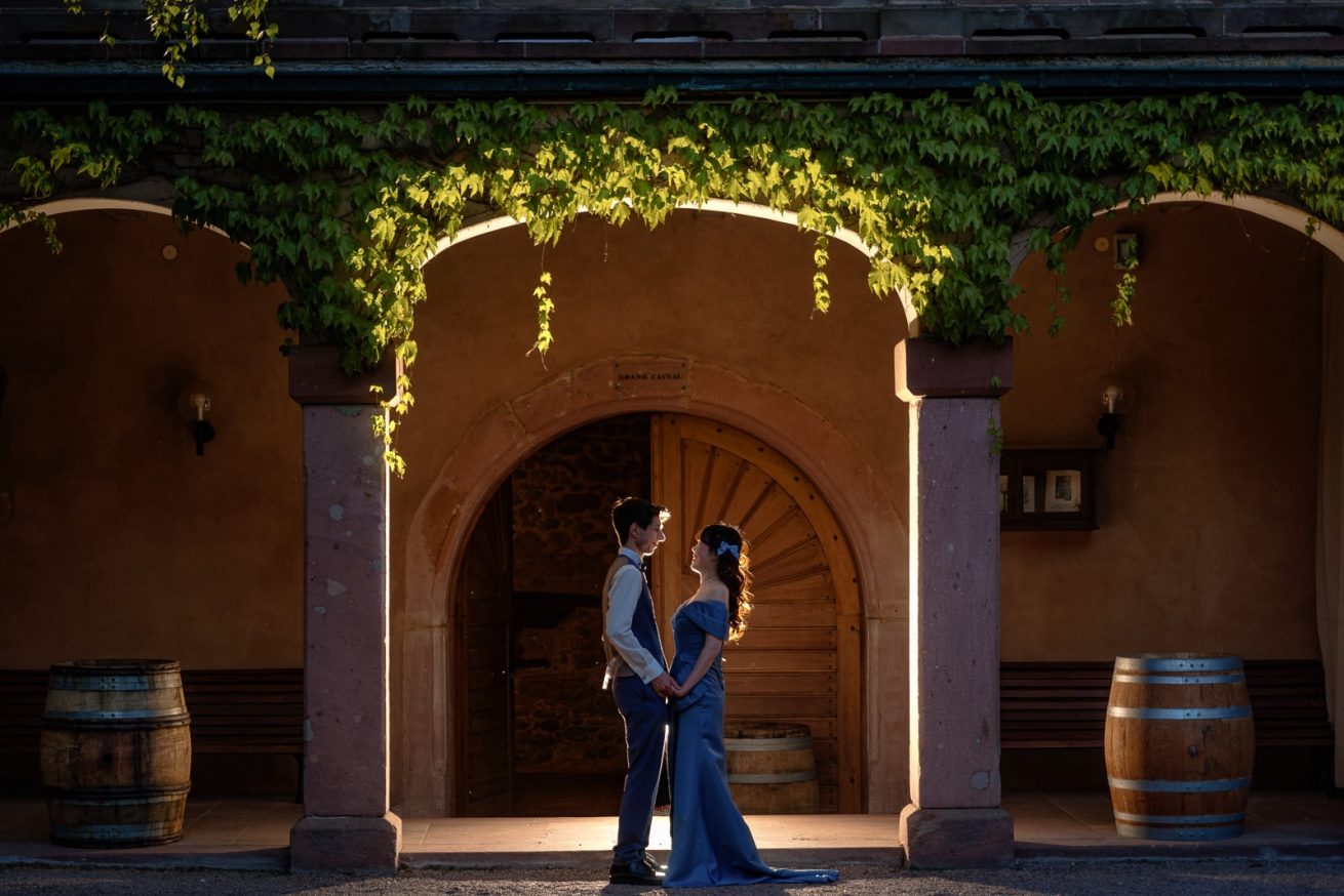 Photo de mariage à la confrérie St Etienne à Kientzheim en Alsace
