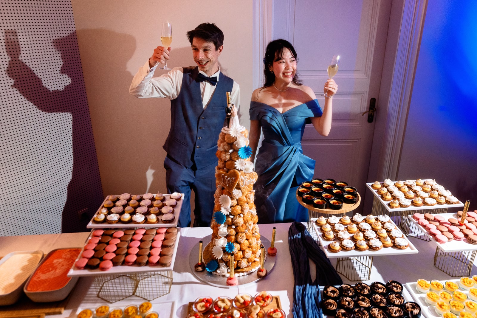 Photo de mariage à la confrérie St Etienne à Kientzheim en Alsace