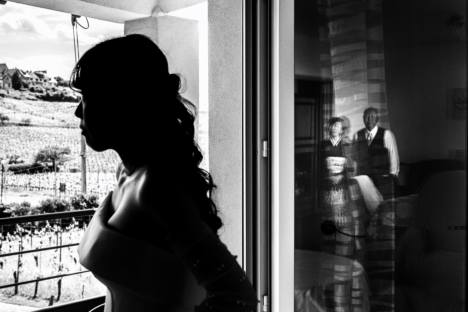 Photo de mariage à la confrérie St Etienne à Kientzheim en Alsace