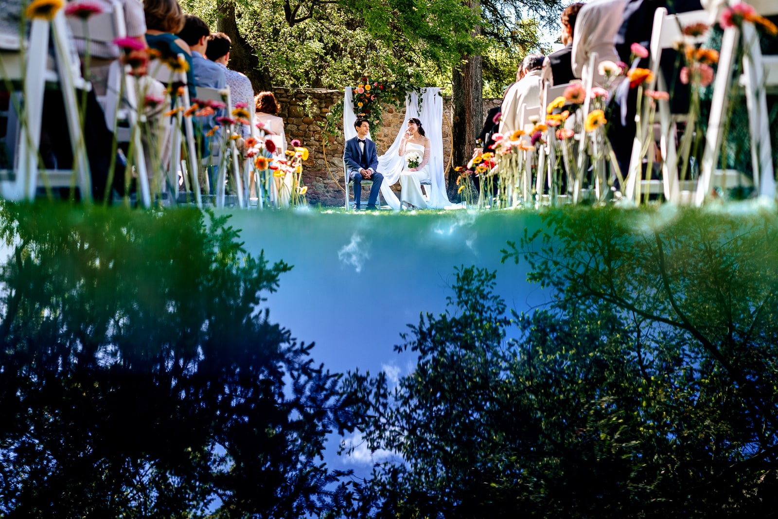 Photo de mariage à la confrérie St Etienne à Kientzheim en Alsace