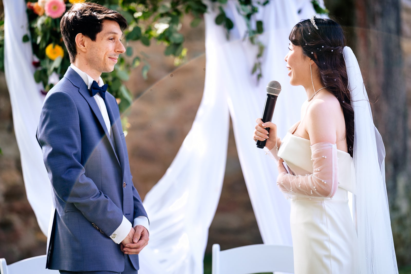 Photo de mariage à la confrérie St Etienne à Kientzheim en Alsace