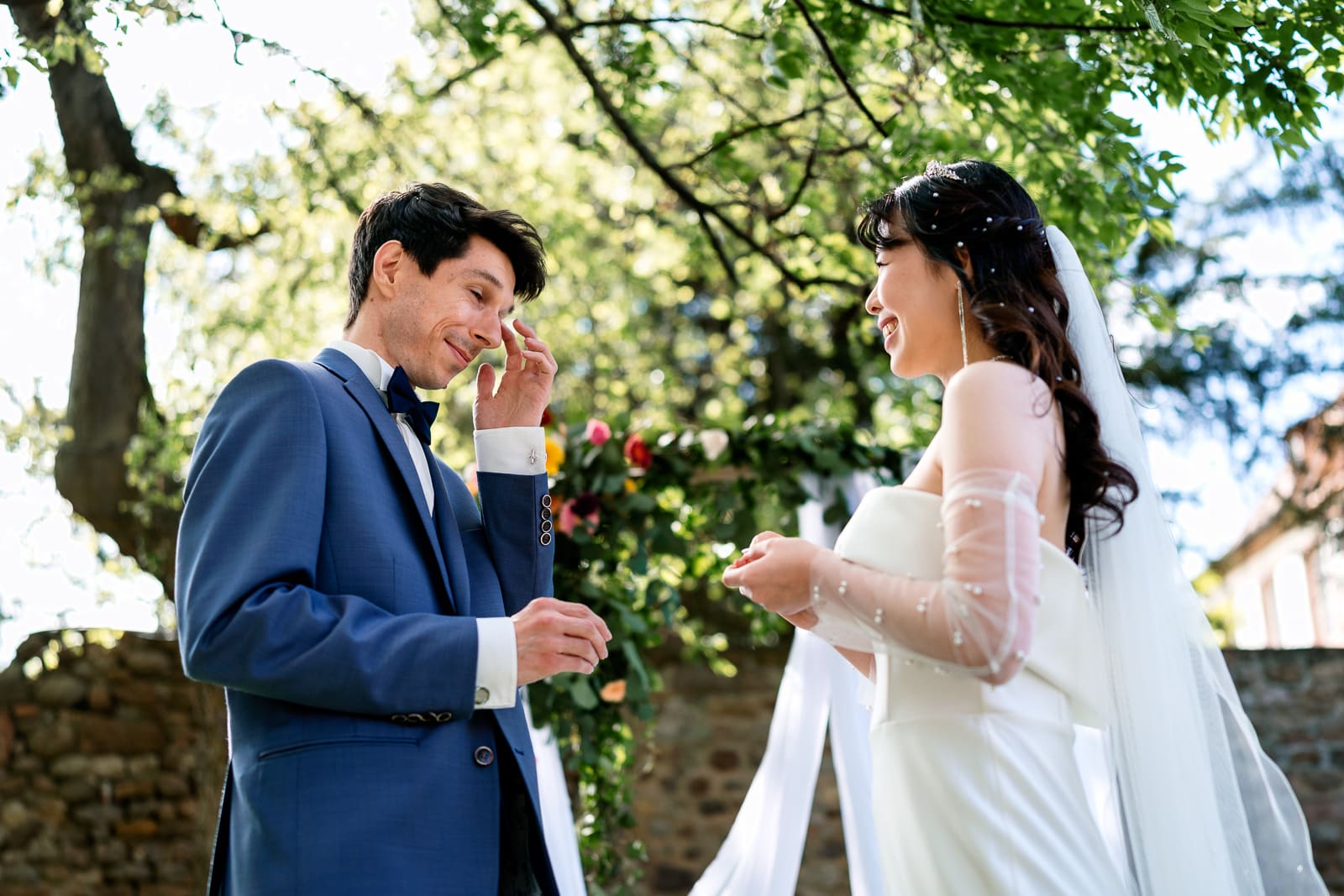 Photo de mariage à la confrérie St Etienne à Kientzheim en Alsace
