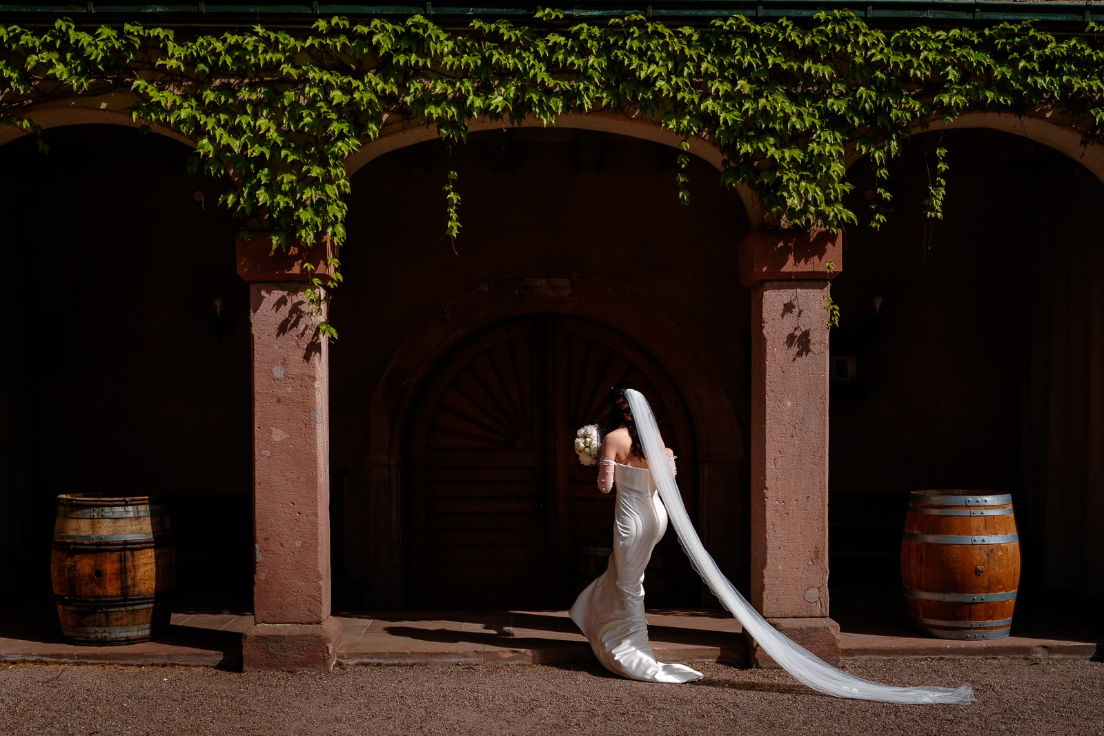 Photo de mariage à la confrérie St Etienne à Kientzheim en Alsace